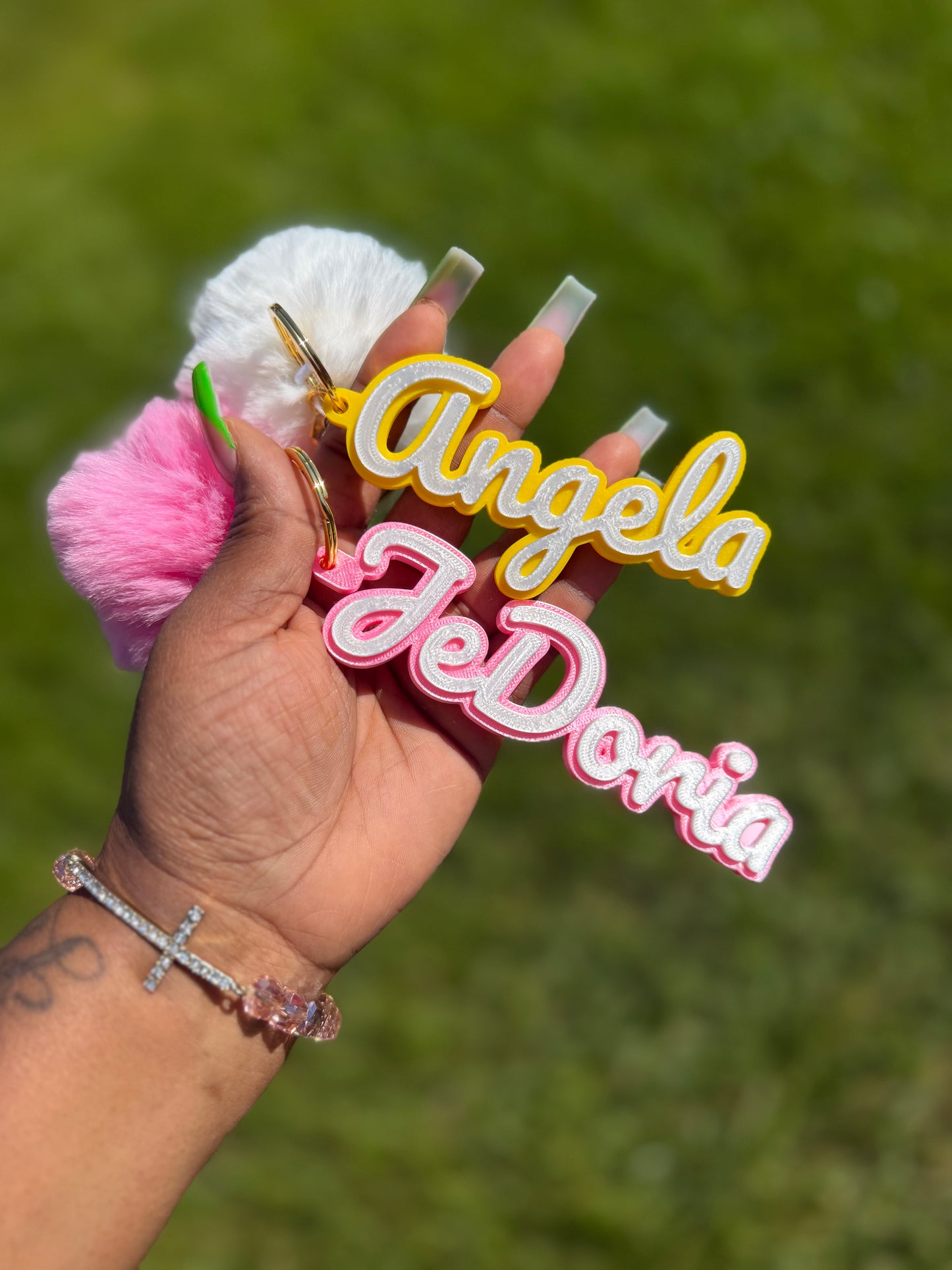 Custom Name Purse Charm/ Keychain