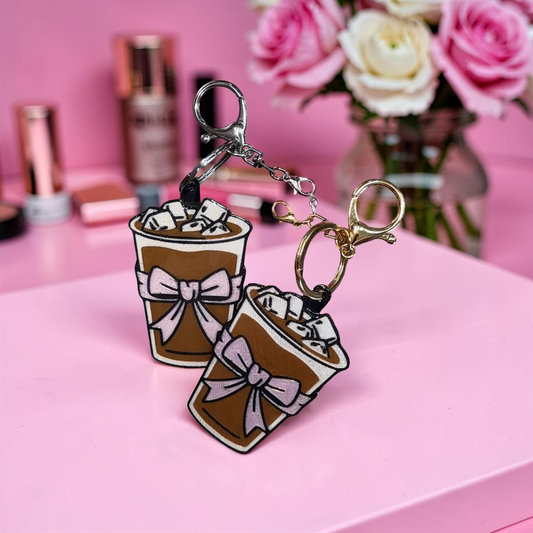 Ice Coffee Purse/ Keychain